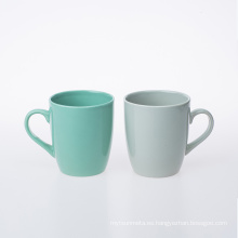 Taza de cerámica al por mayor 11 once tazas de cerámica de color simple nórdico esmalte seguro para microondas para taza de café